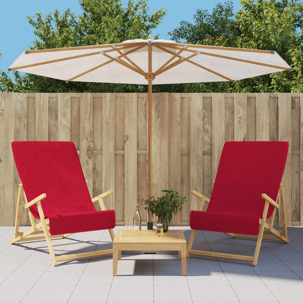 vidaXL Strandhanddoeken 4 st 400 g/m² 60x135 cm stof wit