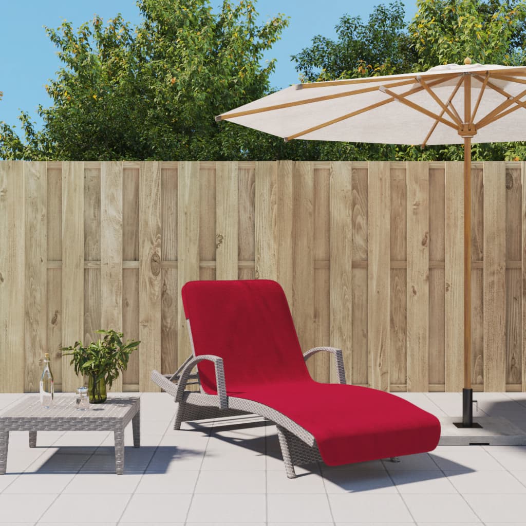 vidaXL Strandhanddoeken 4 st 400 g/m² 60x135 cm stof wit