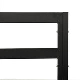 vidaXL Tuinstoel met grijze kussens 68x76x79 cm staal