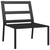 vidaXL Garden Chairs with Grey Cushions 2 pcs 60x74x79 cm Steel