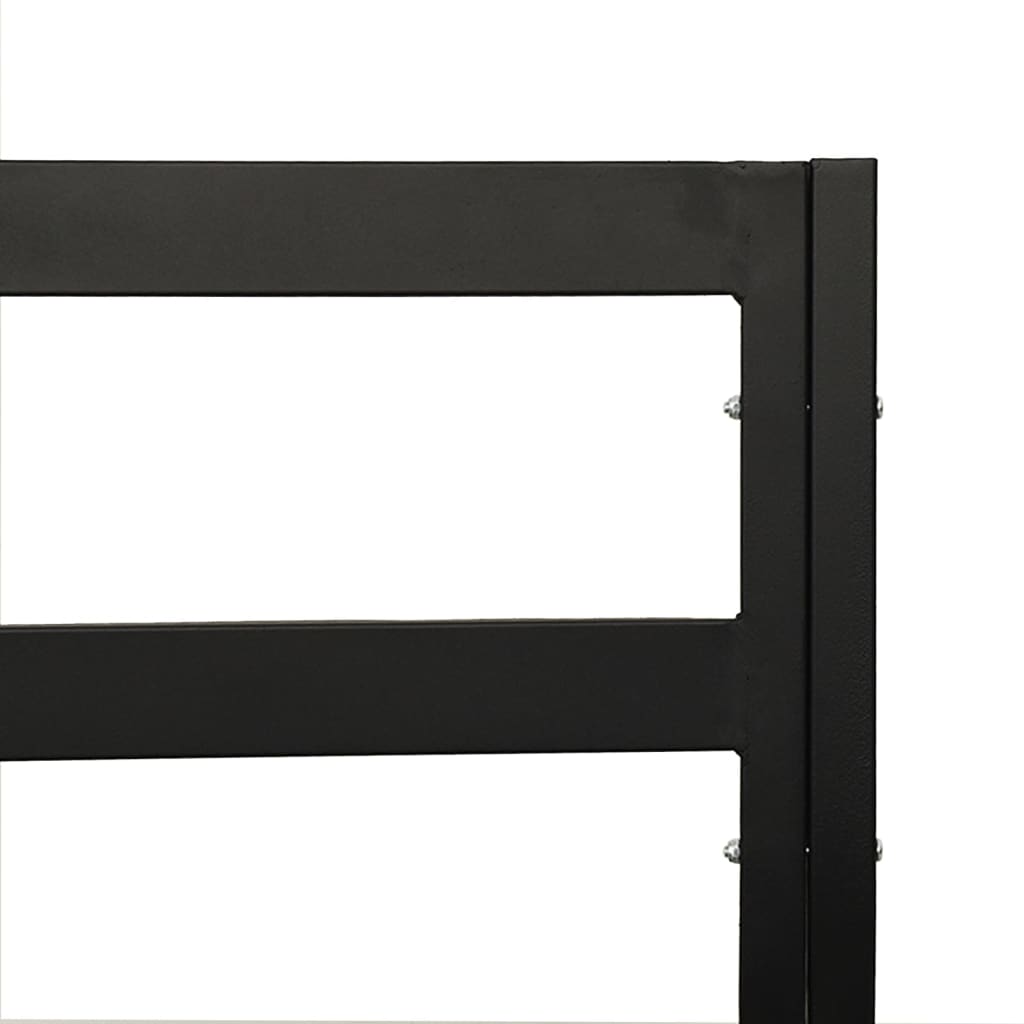 vidaXL Tuinstoelen met grijze kussens 2 st 62x75x79 cm staal