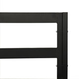 vidaXL Tuinstoel met grijze kussens 76x76x79 cm staal