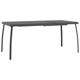 vidaXL Garden Table 50x50x72 cm Steel Mesh Anthracite