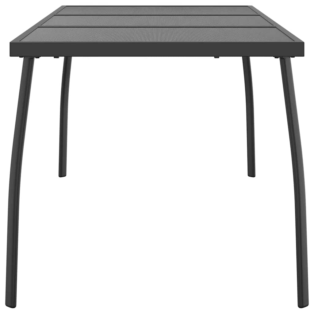vidaXL Garden Table 50x50x72 cm Steel Mesh Anthracite