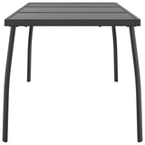 vidaXL Garden Table 50x50x72 cm Steel Mesh Anthracite