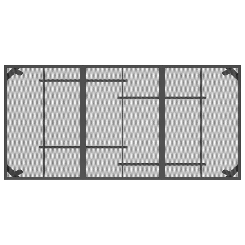 vidaXL Garden Table 50x50x72 cm Steel Mesh Anthracite