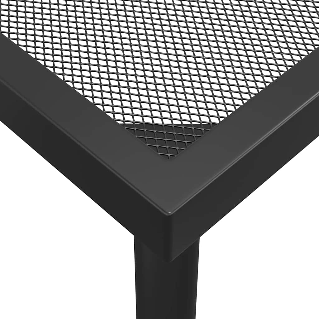 vidaXL Garden Table 50x50x72 cm Steel Mesh Anthracite