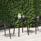 vidaXL Tuintafel 50x50x71 cm staal antracietkleurig