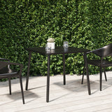 vidaXL Tuintafel 50x50x71 cm staal antracietkleurig