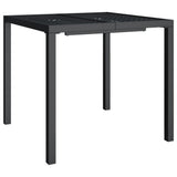 vidaXL Tuintafel 50x50x72 cm staal antracietkleurig