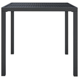 vidaXL Tuintafel 50x50x72 cm staal antracietkleurig