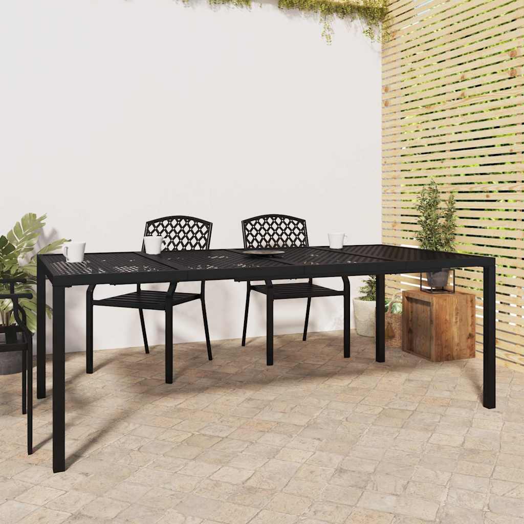 vidaXL Tuintafel 50x50x72 cm staal antracietkleurig