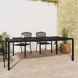 vidaXL Tuintafel 50x50x72 cm staal antracietkleurig