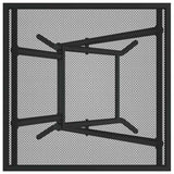 vidaXL Folding Garden Table 50x50x72 cm Mesh Steel Anthracite