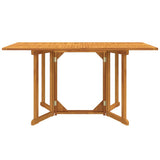 vidaXL Folding Garden Table 150x90x75 cm Solid Teak