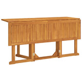 vidaXL Folding Garden Table 150x90x75 cm Solid Teak
