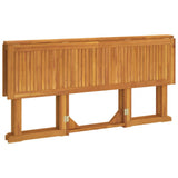 vidaXL Folding Garden Table 150x90x75 cm Solid Teak