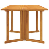 vidaXL Folding Garden Table 150x90x75 cm Solid Teak