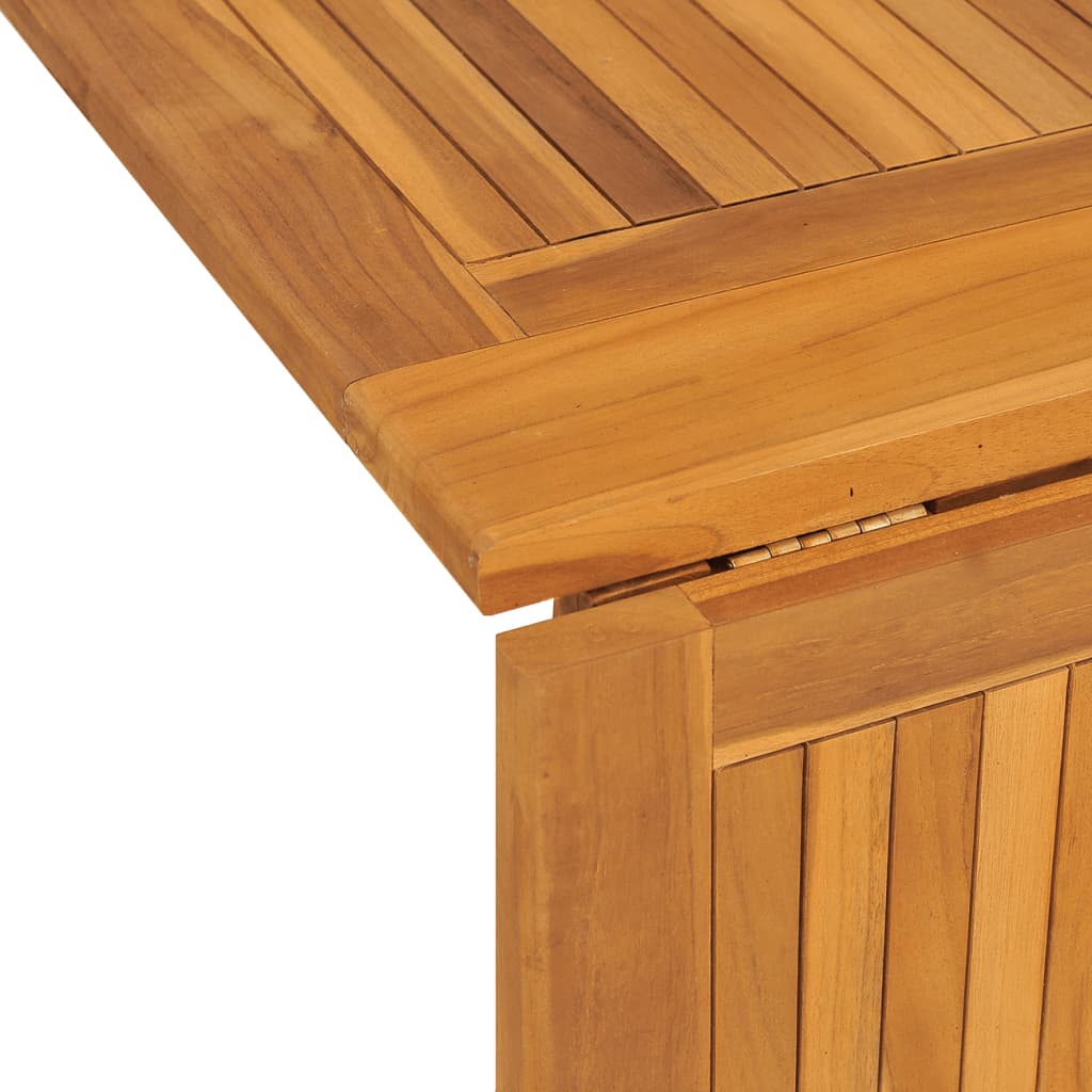 vidaXL Folding Garden Table 150x90x75 cm Solid Teak