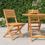 vidaXL Tuinstoelen inklapbaar 4 st 47x62x90 cm massief teakhout