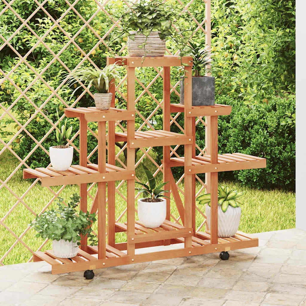 vidaXL Bloemenstandaard 110x25x96 cm massief vurenhout