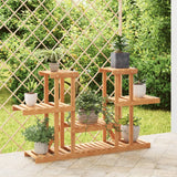 vidaXL Bloemenstandaard 110x25x96 cm massief vurenhout