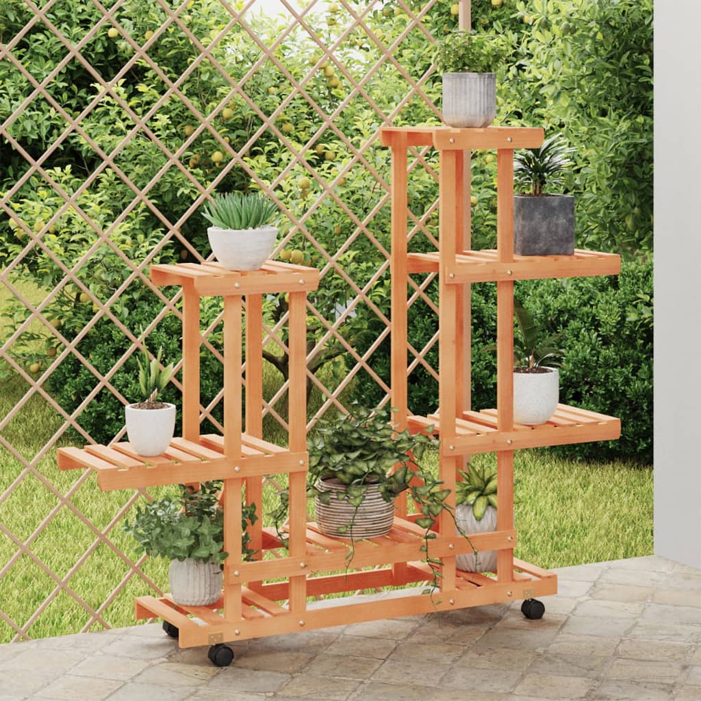 vidaXL Bloemenstandaard 110x25x96 cm massief vurenhout