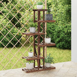 vidaXL Bloemenstandaard 110x25x96 cm massief vurenhout