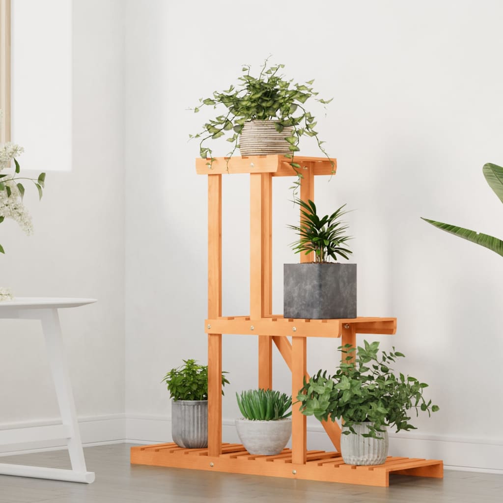 vidaXL Bloemenstandaard 110x25x96 cm massief vurenhout