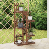 vidaXL Bloemenstandaard 110x25x96 cm massief vurenhout