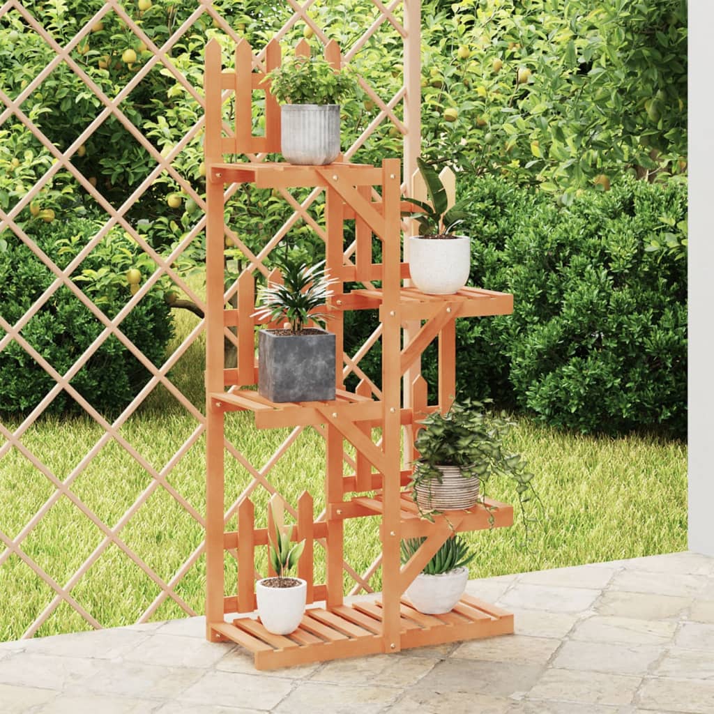 vidaXL Bloemenstandaard 110x25x96 cm massief vurenhout