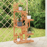 vidaXL Bloemenstandaard 110x25x96 cm massief vurenhout