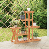 vidaXL Bloemenstandaard 110x25x96 cm massief vurenhout