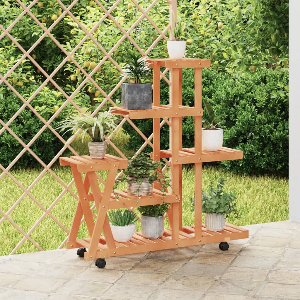 vidaXL Bloemenstandaard 110x25x96 cm massief vurenhout