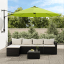 vidaXL Wandparasol 290 cm felrood