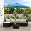vidaXL Wandparasol 290 cm felrood