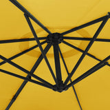 vidaXL Wandparasol 290 cm felrood