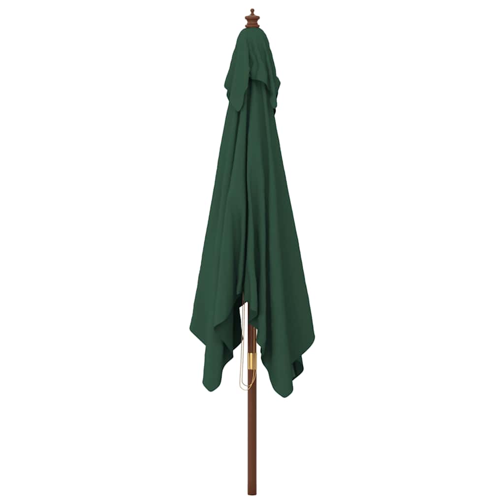 vidaXL Parasol with Wooden Pole 300x300x273 cm Sand