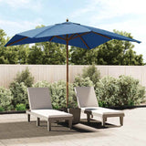 vidaXL Parasol with Wooden Pole 300x300x273 cm Sand