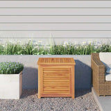 vidaXL Garden Storage Box with Bag 60x50x58 cm Solid Teakwood