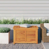vidaXL Garden Storage Box with Bag 60x50x58 cm Solid Teakwood