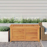 vidaXL Garden Storage Box with Bag 60x50x58 cm Solid Teakwood