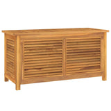 vidaXL Garden Storage Box with Bag 60x50x58 cm Solid Teakwood