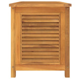 vidaXL Garden Storage Box with Bag 60x50x58 cm Solid Teakwood