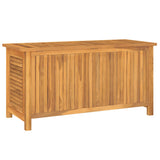 vidaXL Garden Storage Box with Bag 60x50x58 cm Solid Teakwood
