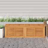 vidaXL Garden Storage Box with Bag 60x50x58 cm Solid Teakwood