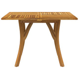vidaXL Tuintafel 85x85x75 cm massief acaciahout