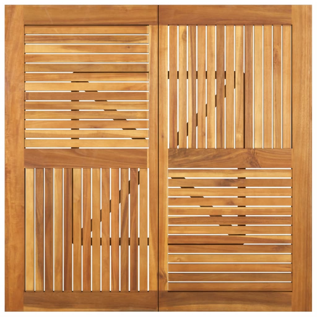 vidaXL Tuintafel 85x85x75 cm massief acaciahout