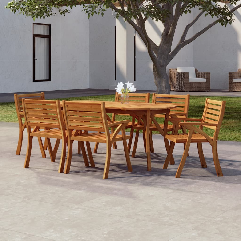 vidaXL Tuintafel 85x85x75 cm massief acaciahout