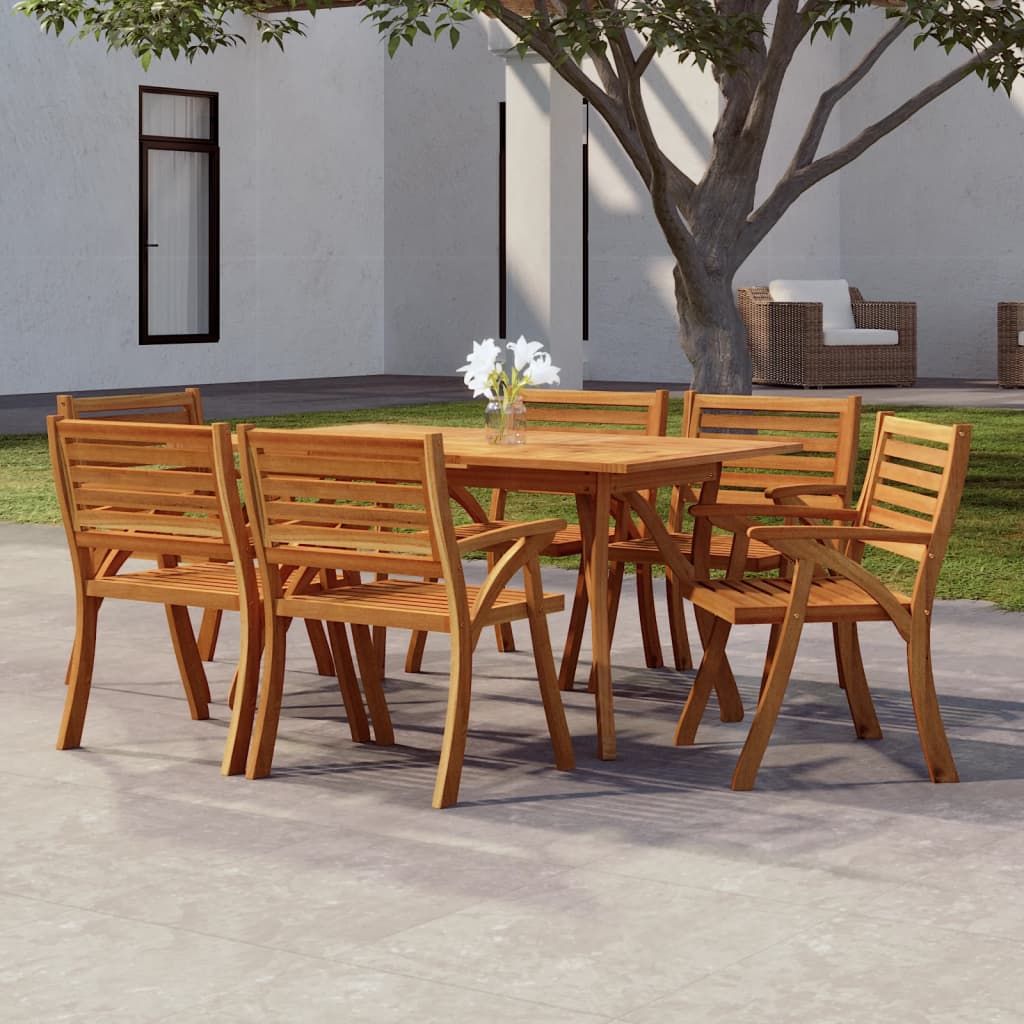 vidaXL Tuintafel 85x85x75 cm massief acaciahout